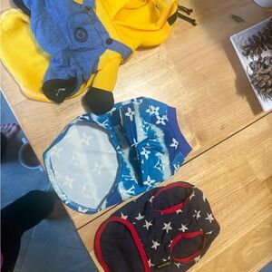 Blue and White Star Patterned Kids Accessory